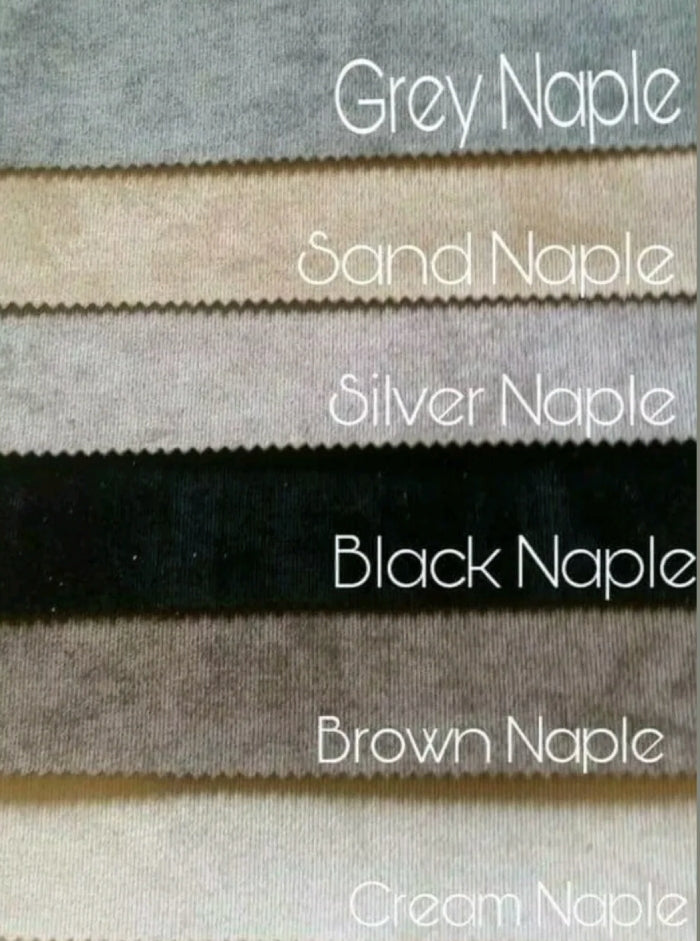 Naples bed frame fabrics