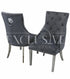 Bentley Chrome Chairs, velvet chair, lion knocker chairs, studded dining chair, luxury dining chairs, premium dining chairs, chrome dining chairs, comfortable dining chairs, fancy chairs. 