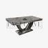 Luxury Arial Dining Table with Marble or Glass Top and Chrome Base, elegant dining sets, premium tables, marble tables, high-end chairs, genuine luxury furniture