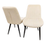 Dido Velvet Dining Chairs. Scandinavian style luxury dining chairs, premium chrome dining chairs, fancy dining chairs, high-end chairs, studded dining chairs