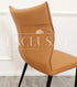 Contemporary Flora Chairs in Grey, Tan and Khaki Leather, luxury dining chairs, premium chairs, fancy dining chairs, family dining, comfortable dining seating