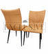 Contemporary Flora Chairs in Grey, Tan and Khaki Leather, luxury dining chairs, premium chairs, fancy dining chairs, family dining, comfortable dining seating