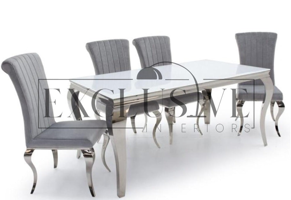 Luxury Louis Dining Table Upscale home furnishings with exclusive furniture, stylish stools, luxury beds, elegant dining sets, premium tables, marble tables, high-end chairs, genuine luxury furniture, precious metal tables