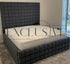 Hampshire Tall Cubed Design Bed Frame Upscale home furnishings with exclusive furniture, stylish stools, luxury beds, elegant dining sets, premium tables, marble tables, high-end chairs, genuine luxury furniture