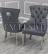 Contemporary Dining Chairs high-end chairs & stools, premium designed chairs. Modern and luxurious styled dining furniture, opulent chairs, comfortable seating, grey velvet