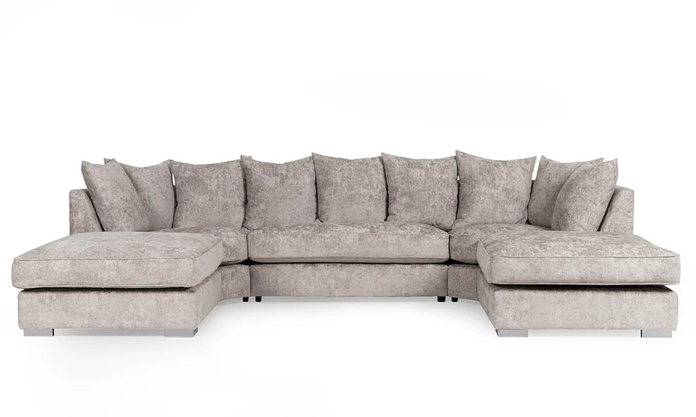 large sofa, furniture for a contemporary or modern home. U Shape Sofa. U shaped sofa will add a touch of sophistication Corner of a living room, seating for the family